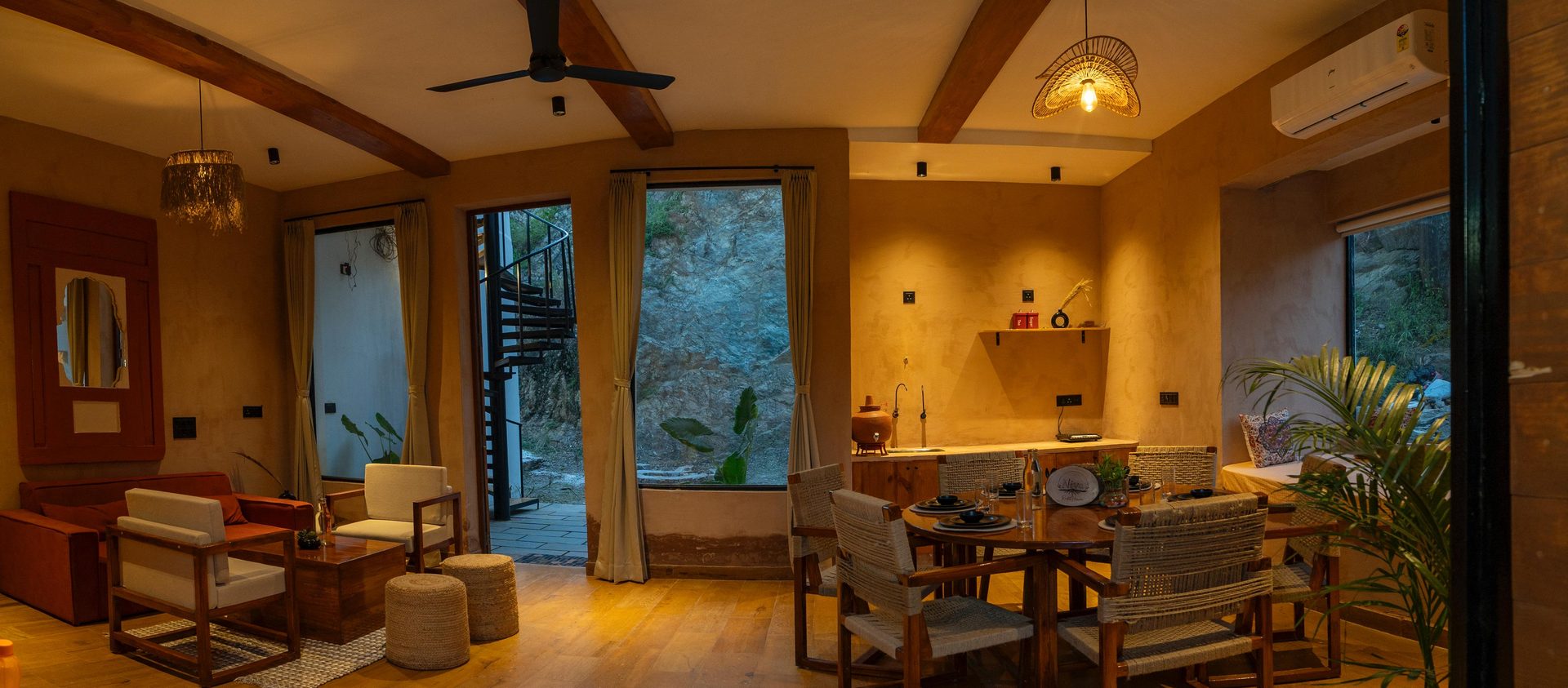 Niva Villa - Scenic landscape view from the rooftop terrace